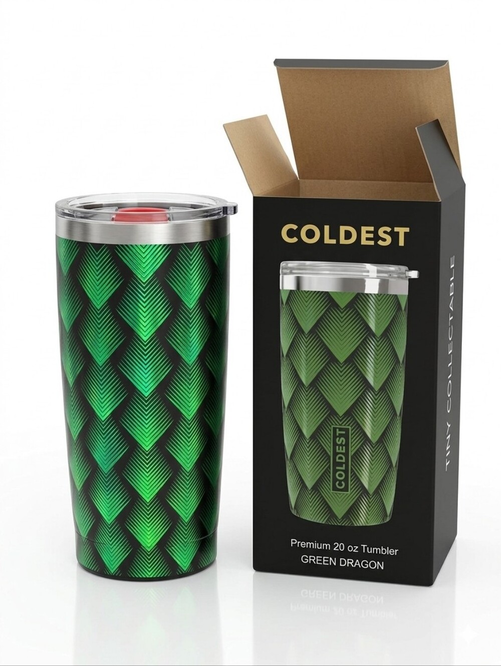 Green Dragon 20 oz Tumbler - Green